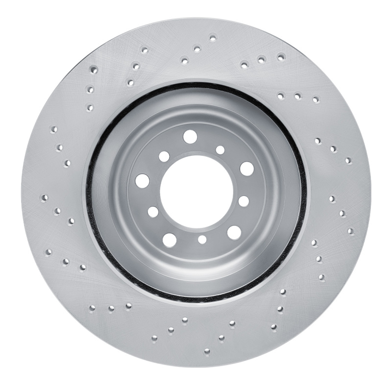 BMW M3 Brake Rotor (1) - Front Right - R1 Concepts - Drilled - `08-`13